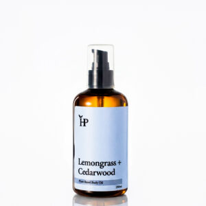 lemongrass + cedarwood body oil